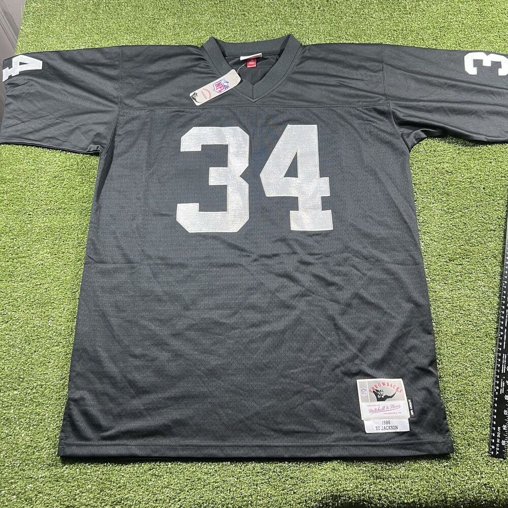 Bo Jackson Los Angeles Raiders Mitchell & Ness Legacy Jersey 1988 Size XLT